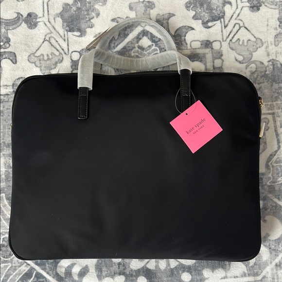 Kate Spade Black and Gold Laptop Bag NWT - Picture 2 of 8